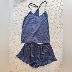 Light blue Amazon pj set M